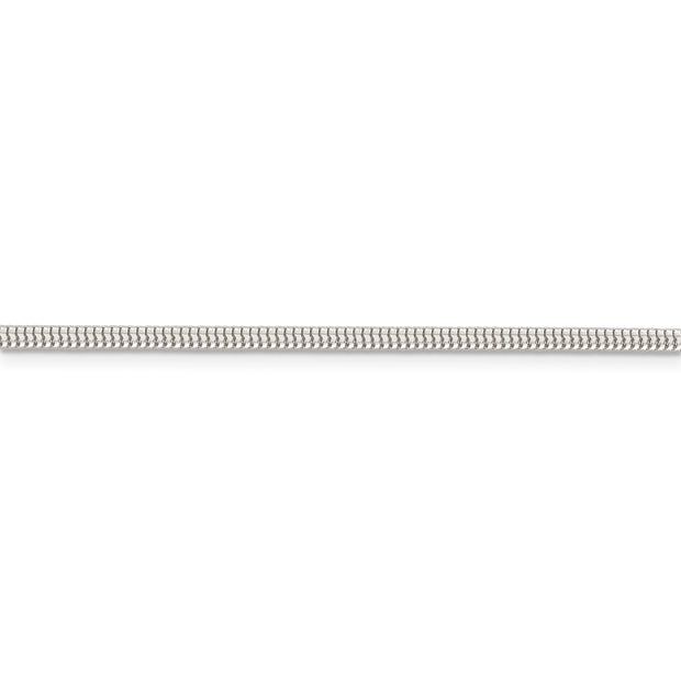 Sterling Silver 2.5mm Round Snake Chain