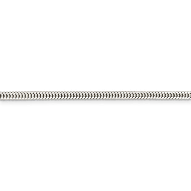 Sterling Silver 3mm Round Snake Chain