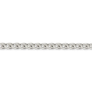 Sterling Silver 6mm Round Spiga Chain