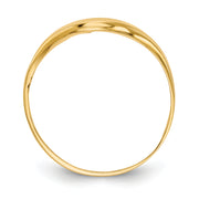 14k Polished Dome Ring