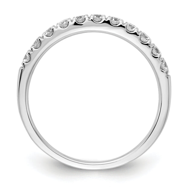 14K White Gold Lab Grown Diamond VS/SI FGH 1/2ct Wedding Band