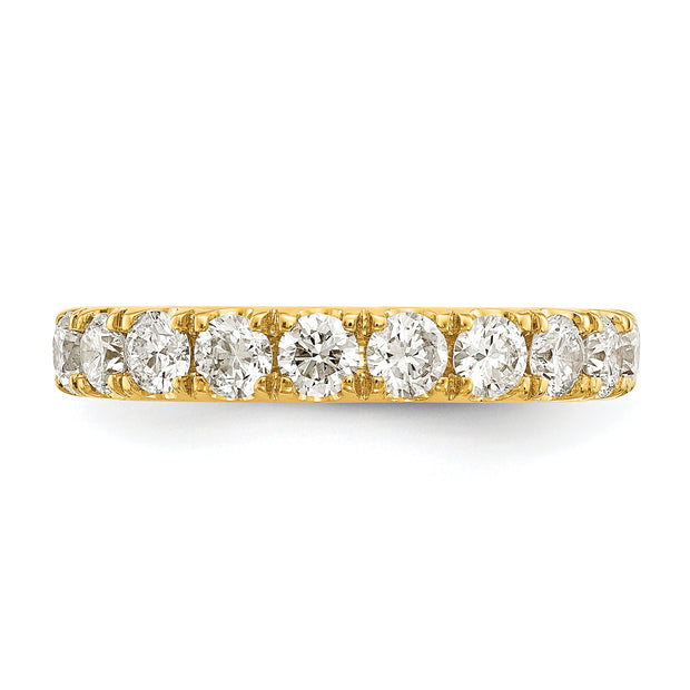 14K Gold Lab Grown Diamond VS/SI FGH 1ct Wedding Band