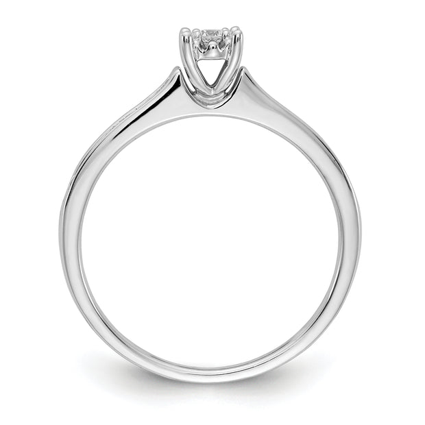 14k White Gold Diamond Ring