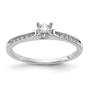 14k White Gold Diamond Ring