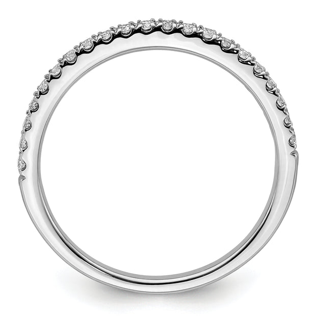 14K White Gold Lab Grown Diamond VS/SI FGH Wedding Band