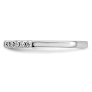 14K White Gold Lab Grown Diamond VS/SI FGH Wedding Band