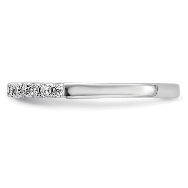 14K White Gold Lab Grown Diamond VS/SI FGH Wedding Band