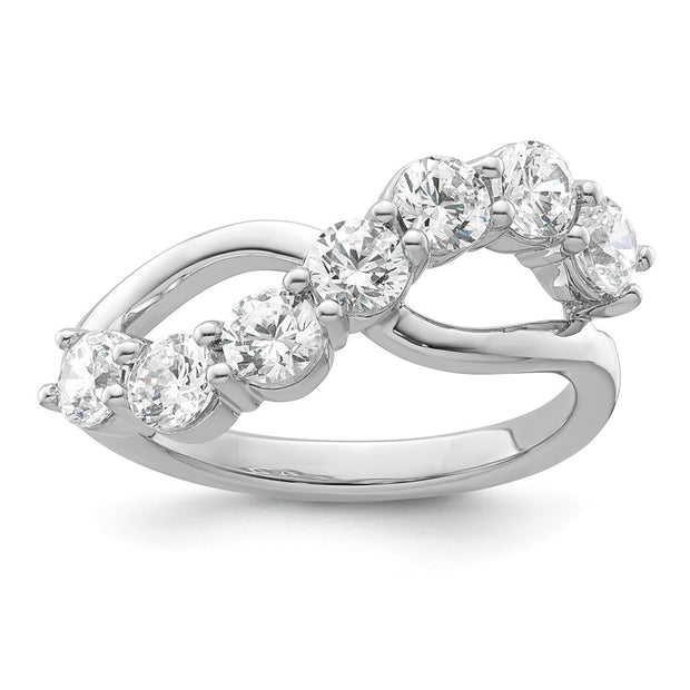 14kw Lab Grown Diamond VS/SI FGH Anniversary Band