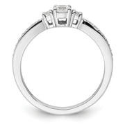 10kw Lab Grown Diamond VS/SI FGH Complete Promise Ring