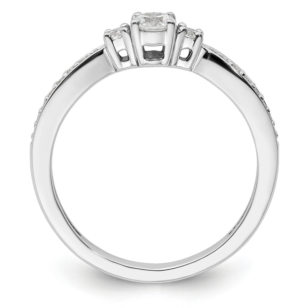 10kw Lab Grown Diamond VS/SI FGH Complete Promise Ring