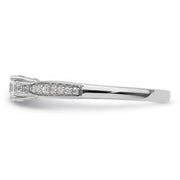 10kw Lab Grown Diamond VS/SI FGH Complete Promise Ring