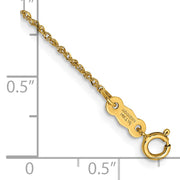 14K 1.1mm Ropa Chain