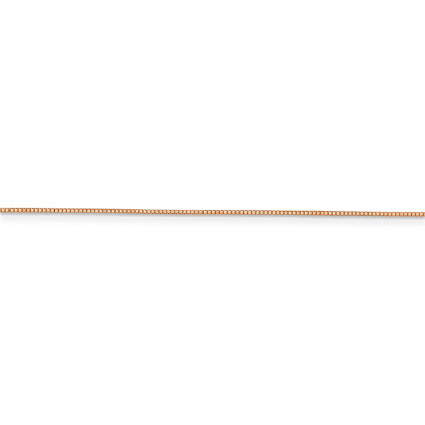14k Rose Gold .70mm Box Chain