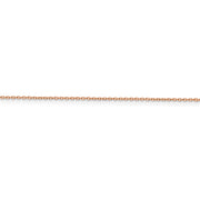 14k Rose Gold 1.0mm D/C Cable Chain