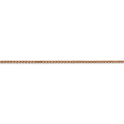 14k Rose Gold 1.7mm D/C Spiga Chain