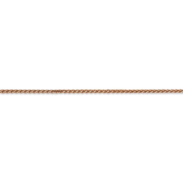 14k Rose Gold 1.7mm D/C Spiga Chain