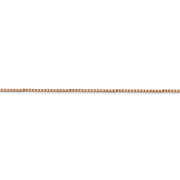 14k Rose Gold 1.0mm Box Chain