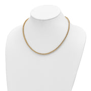 14K Polished D/C Fancy Link Necklace