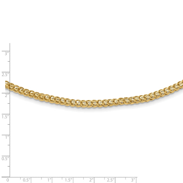 14K Polished Fancy Link Necklace