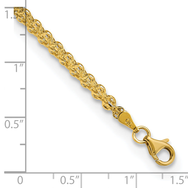 14K Polished Fancy Link Bracelet