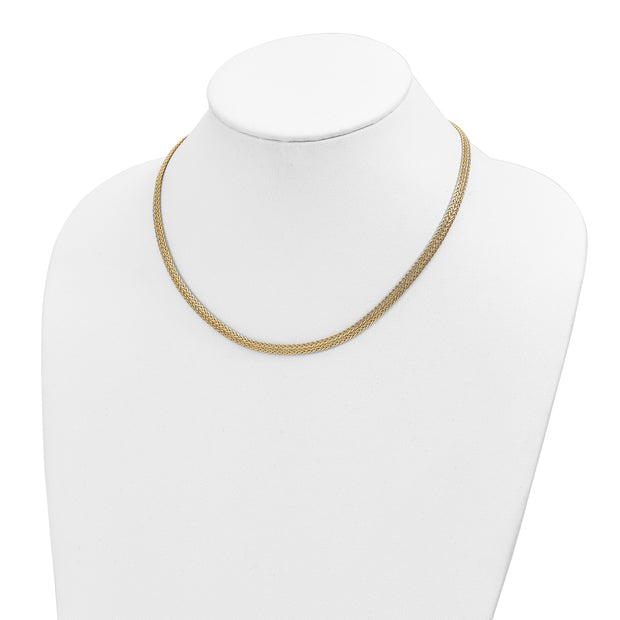 14K Polished Fancy Necklace