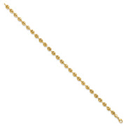 14K Polished Fancy Link Bracelet