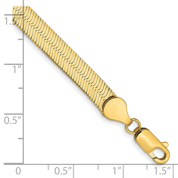 14k 5.5mm Silky Herringbone Chain