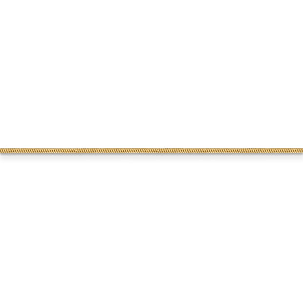 14k 1.1mm Round Snake Chain