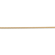 14k 1.2mm Round Snake Chain