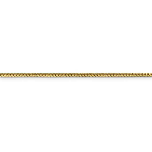 14k 1.85mm Round Snake Chain