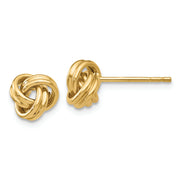 14K Love Knot Post Earrings