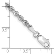 14K WG 2.75mm Regular Rope Chain