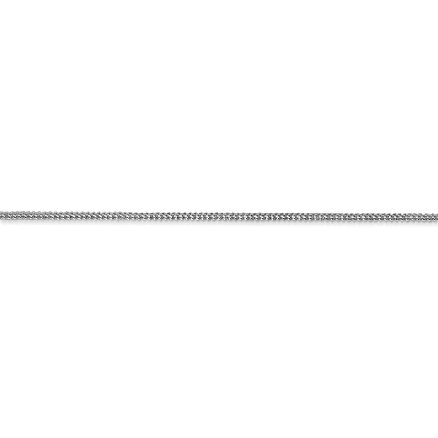 14k WG .9mm Franco Chain