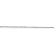 14k WG .9mm Box with Spring Ring Clasp Chain