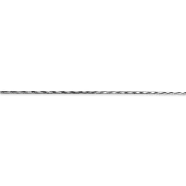 14k WG .9mm Round Snake Chain