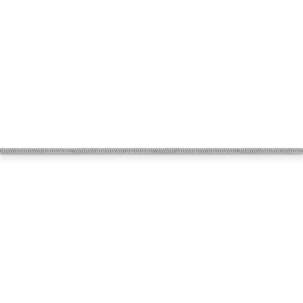14k WG 1.1mm Round Snake Chain