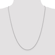 14k WG 1.4mm Round Snake Chain