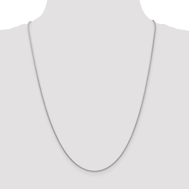 14k WG 1.4mm Round Snake Chain