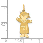 GP Sterling Silver Class of 2021 Girl Cuddle Charm