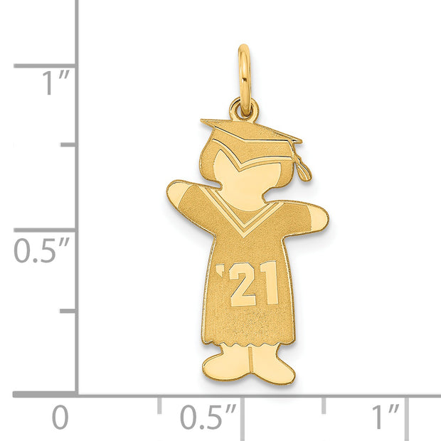 GP Sterling Silver Class of 2021 Girl Cuddle Charm