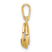 14k CZ Pendant