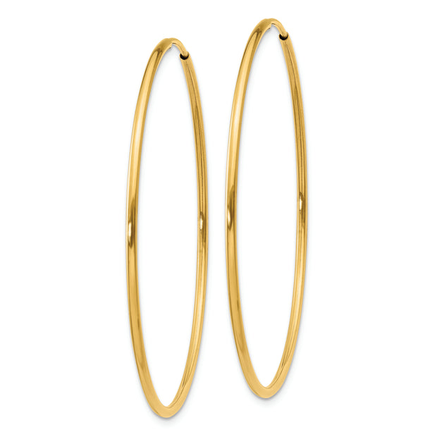 14k 1.25mm Endless Hoop Earring